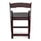 Atlas Commercial Products TitanPRO Mahogany Resin Folding Chair RFC6MHG - alternate 5